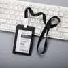 Youhe 6075/6076 Juego de identificación, tarjeta transparente doble, cordón para identificación, tarjeta de trabajo, cordón para identificación, cordón para colgar, impresión