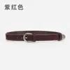 Cinturón Estilo Coreano para Mujer, Cinturón Decorativo Mate Versátil para Vestidos y Jeans, con un Toque de Alta Gama, Hebilla de Pin con Clip de Cola, Cinturón de Mujer