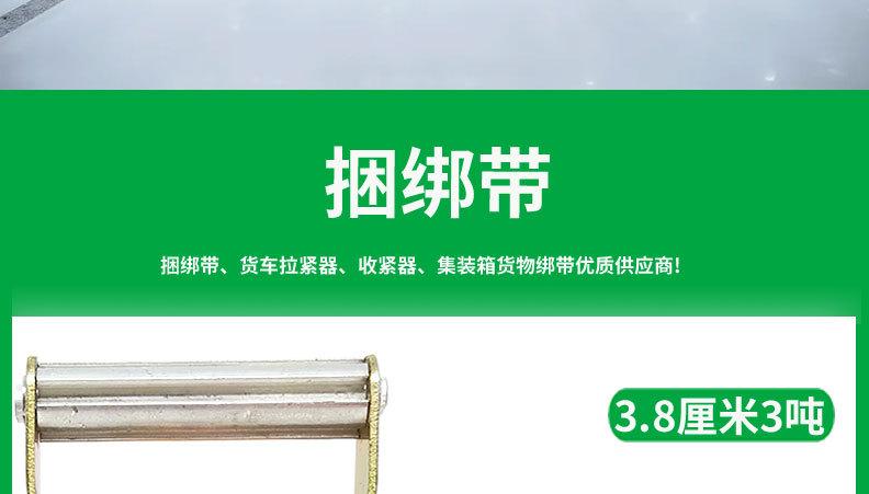 捆绑带货车拉紧器集装箱固定带汽车货物运输双钩棘轮拉紧器 (2