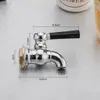 Grifo de barril de aislamiento interruptor accesorios universales flor de loto ciruela Venus 3 puntos barril de té de leche 4 puntos tipo prensa barril de leche de soja