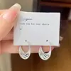 Brincos com Textura Vazada de Pontos e Linhas, Toque de Luxo Leve e de Alta Qualidade, Acessórios Femininos Elegantes e Estilosos, Brincos Geométricos para Presente