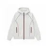 Sudadera Estilo Otoño e Invierno 420g Hilo Hesu Bloque de Color Tendencia Americana Cárdigan Chaqueta con Capucha Sudadera para Parejas Hombres y Mujeres