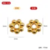 W029 Copo de Nieve 7*7mm Espaciador para Joyería Manual DIY Accesorios para Joyería de Aleación de Zinc Se Puede Fabricar Según Dibujos y Muestras