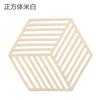 Mantel Individual Hexagonal Hueco de Silicona Creativo, Esterilla Aislante del Calor, Mantel Nórdico Antiescaldado, Base para Tazón, Posavasos Doméstico de Cocina
