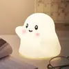 Lámpara de Noche Pequeña y Linda, Lámpara de Mesa Adorable y Creativa, Lámpara Táctil de Silicona con Forma de Nube, Compañera de Sueño Luz de Noche para Niños