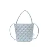 Versión Coreana Diseño de Nicho Bolso Sencillo de Hombro Único para Debajo del Brazo para Mujer Verano 2025 Nuevo Bolso Cubo de Mano de Gran Capacidad