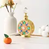 Figura de flor de rosa em estoque atacado Oriente Médio estilo Dubai frasco de perfume frasco de perfume flor do deserto frasco vazio atacado de fábrica