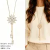 Cadena para Suéter de Collar Largo Geométrico, Accesorio de Lujo de Alta Gama, Versátil y de Moda, Colgante de Perla para Otoño e Invierno