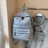 Nueva y popular mochila de algodón para mujer, informal, combinable, de gran capacidad, ligera y con gran capacidad.