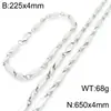 Estilo Minimalista Diseño de Nicho Pulsera de Acero de Titanio de Gama Alta Cadena Biselada de Moda Collar Joyería para Hombres y Mujeres