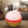 Humidificador creativo USB de gotas de agua de niebla con grano de madera, suministro de fabricantes de máquina de aromaterapia, regalos con LOGO