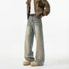 Jeans Vintage Lavados Urbanos de Moda Nuevos para Hombre de Verano, Pantalones Largos de Moda Retro Artísticos Estilo Hong Kong