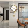 Reloj de Pared Modelo Nuevo 2026 para Sala de Estar, Decoración de Alta Gama para el Hogar, Reloj de Pared sin Taladro, Reloj Silencioso Moderno para Comedor