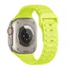 Pulseira para Apple Watch Apple Watch9/8/Ultra s10 Silicone Monocromático com Três Contas Pulseira Iwatch