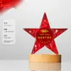 Concurso de Producción de Trofeos de Cristal Creativos Nuevos Premios de Unidad Premios de Reunión Anual de Empresa de Alta Gama Atmosférica Medallas para Empleados Destacados