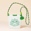 Bolsa Tote Bordada Original Design Japonês 2026 Corrente de Bolas Ecológica Personalizada Bolsa de Compras de Nylon Bolsa