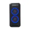 ESS-301B nueva bocina Bluetooth cuadrada de doble 4 pulgadas para baile en línea, altavoz de bocina doble y subwoofer portátil para karaoke callejero