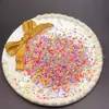 Arcilla Suave de Colores Simulada Partículas de Polvo Triturado Juguete Alimentario Partículas de Harina de Pan Azúcar Material Mini DIY Pinzar Accesorios Decorativos
