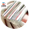 Tubo Mangueira de Água Transparente com Malha de Fibra de PVC Enrolada Padrão Pele de Cobra Tubo de Plástico 1 Polegada 25mm 2 Polegadas 50mm 2,5 Polegadas 3 Polegadas
