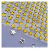 Fabricante Pegatinas de Diamantes de Cristal de Estrella de Cinco Puntas Tarjeta de Papel Pegatinas de Diamantes Accesorios para Joyería Hecha a Mano Pegatinas de Diamantes de Estrella de Cinco Puntas
