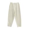 Pantalones de punto adelgazantes casuales de cintura elástica con cuatro agujas planas de cachemir de estambre de 16 pines de alto lujo, pantalones de abuela, pantalones de cachemir para otoño e invierno