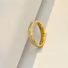 Anéis para Casais, Homens e Mulheres, Simples e Estilosos, com Estrelas Brilhantes Que Não Desbotam, Anéis de Cauda de Fileira Dupla ou Única, Anéis da Moda para Dedo Indicador, Joias