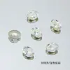 Dongzhou Cristal Branco Iridescente Estilo Misto Ovo de Pombo Borboleta Gorducha Quadrado Sob a Lua Galáxia Irregular Ponta Inferior Decorações DIY para Nail Art