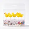 Velas Creativas para Pastel de Cumpleaños con Forma de Pollito Simulado, Velas Lindas para Confesión Romántica, Velas de Animales de Corazón de Dibujos Animados