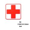 Pegatina para bolsa de rescate al aire libre Haike, insignia médica táctica cruzada, sello de mochila de rescate de emergencia, sello de velcro bordado