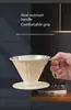 Filtro de Café Gotejamento de Aço Inoxidável Copo Filtrante Gotejamento Conjunto de Filtro Gotejamento