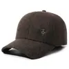 Gorra de lana de invierno para hombre con protección para las orejas, gorra de béisbol cálida para mediana edad y ancianos, papá, abuelo, ancianos, gorra de béisbol gruesa con forro de vellón