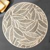 Compra de comércio eletrônico transfronteiriço PVC tapete de comida ocidental oco isolamento térmico tapete de mesa coaster prato decorativo tapete hotel restaurante tapete