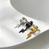 Pinzas para Oreja Pequeñas de Acero Inoxidable Personalizadas de Moda al por Mayor para Hombres, Rayo Legendario Popular sin Perforación Accesorios para Oreja Electroplateados