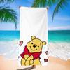 Toalla de Playa de Dibujos Animados de Winnie the Pooh para Nadar en el Mar, Toalla de Baño de Dibujos Animados de Secado Rápido y Absorbente, Linda y Personalizada Especial para Bañarse