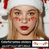 Foguetes de Nó Chinês Transfronteiriços Festival da Primavera Ano Novo Adesivos de Rosto Tatuagem Maquiagem Adesivos Atividades de Festa Maquiagem Fofa Adesivos de Blush