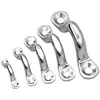 Aço inoxidável 304/316 alça pequena tipo corcova de camelo alça de arco para iate alça de porta fixa puxador M4M5-M10
