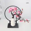 Decoraciones de Escena Estilo Antiguo, Accesorios de Fotografía de Caligrafía, Artefactos de Jade, Montaje para Fotografía de Transmisiones en Vivo y Videos Cortos, Flores de Ciruelo