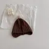 Chapéu de Lã Quente com Pompons e Abas para Ouvido, Estilo Coreano, Fofo, para Bebê, Versátil, Gorro para Bebê - Outono e Inverno Ins2022