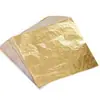 Fabricantes diretos em estoque fornecem papel folha de ouro de alta imitação 14cm todos os tipos de folha de ouro de imitação decorativa escolha de vários tamanhos