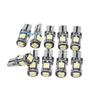 Luz LED de lectura con indicador de ancho T10 5050 5SMD, decodificación de luz LED para coche, venta directa de fábrica