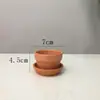 Maceta de barro antigua maceta de paisaje maceta para plantar diy planta suculenta pequeña flor pequeña planta en maceta con plato maceta de azulejo