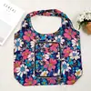 Cartera Plegable Bolsa con Cremallera Tela Oxford a Cuadros Bolsa para Manejador de Materiales Bolsa Plegable de Almacenamiento para Compras Bolsa Portátil Cuadrada