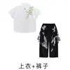 Dança de Rua Roupas Infantis Modernas Meninos Hip-Hop Estiloso Legal Estilo Chinês Hiphop Marca da Moda Conjunto Solto Roupa de Performance para Meninas