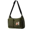 Bolso Cruzado de Poliéster RPET Transfronterizo, Bolso de Trabajo de Nylon Reciclado, Bolso de Hombro de Poliéster RPET, Fábrica Personalizada