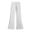 Estilo americano otoño e invierno 2023 chica popular retro cintura baja rizo ligeramente picante pantalones deportivos para mujer pantalones de campana hasta el suelo pantalones casuales de pierna ancha