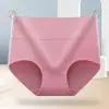 Roupa Íntima Feminina 95% Algodão Cintura Alta Controle de Barriga Levanta Bumbum Confortável Respirável Cor Sólida Calcinhas Femininas Algodão Puro Tanga Atacado