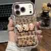 Capa de celular com estampa de leopardo retrô, adequada para Oppo/VIVO S30, Y200, e capas criativas para RENO14/Xiaomi