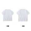 Camiseta de Manga Corta Pesada 100% Algodón 280g, Hilo Doble, Algodón de Fibra Larga de Xinjiang, Corte Holgado, Hombro Caído, Marca de Moda, Logo Personalizado, Venta al por Mayor