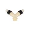 Conector de Drenagem para Máquina de Lavar, Divisor de Três Vias para Esgoto, Tubo de Drenagem de PVC Anti-transbordamento, Tubo de Drenagem