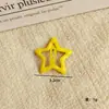 Grampo de Cabelo Dopamine Bangs Acessório de Cabelo Estrela de Cinco Pontas Ornamento de Cabelo Estrela Grampo Colorido Cabelo de Criança Menina Clipe de Cabelo Pequeno Clipe